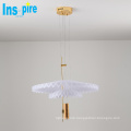 Latest modern home indoor lighting hanging metal acrylic LED pendant lamp